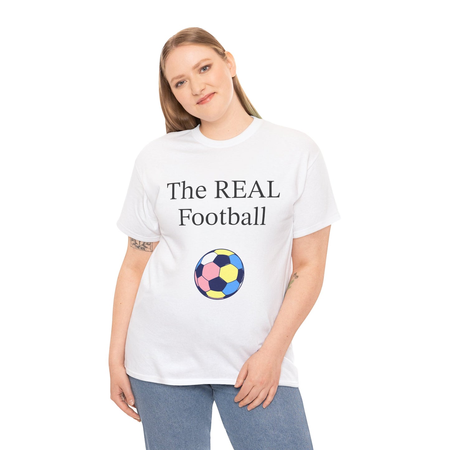 'The REAL Football' - Calling all soccer fans! Funny T-Shirt