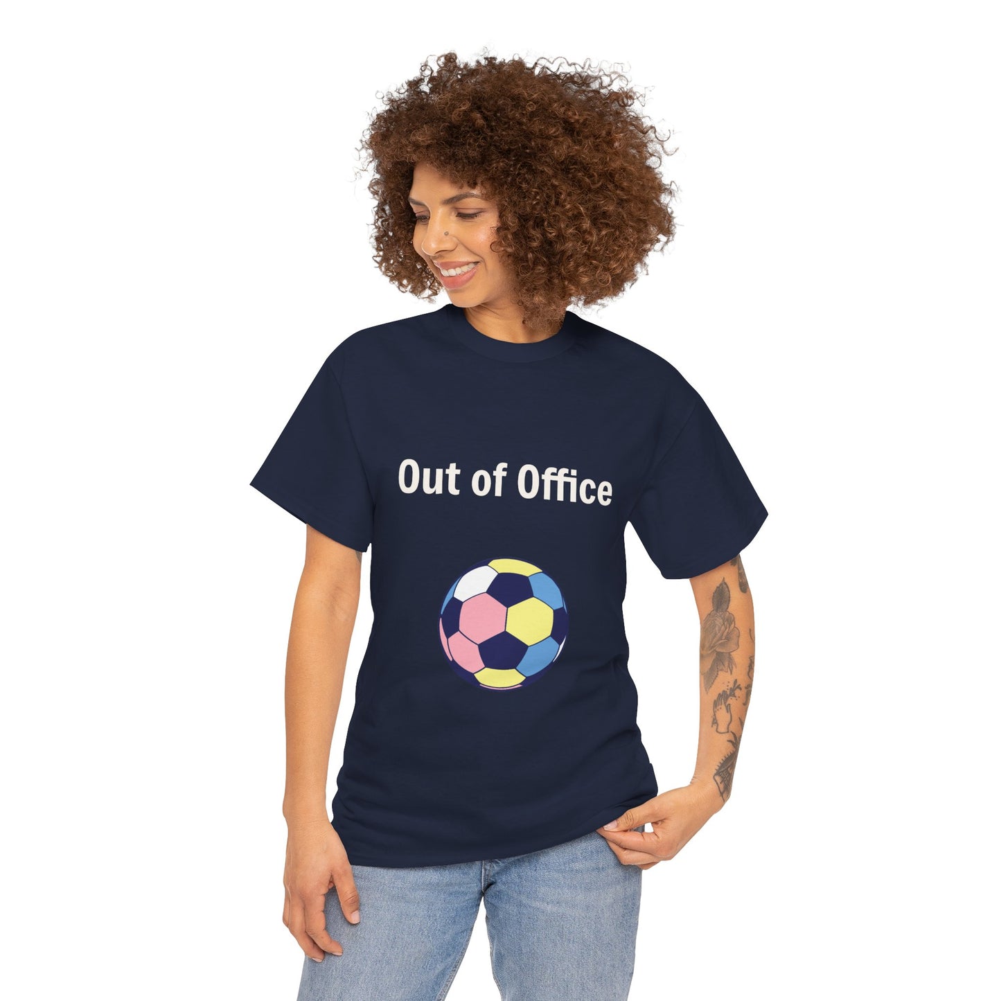 I’d Rather Watch Soccer T-Shirt | Funny 'Out of Office' Soccer Tee