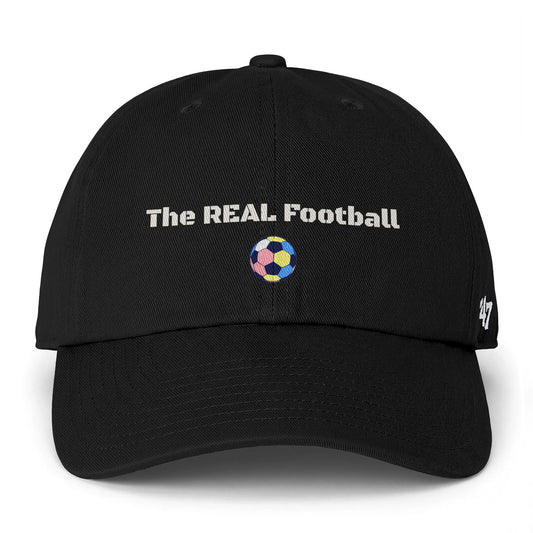 The REAL Football - Funny "Football vs Soccer" Soccer Hat — Matchday Cap & Gift