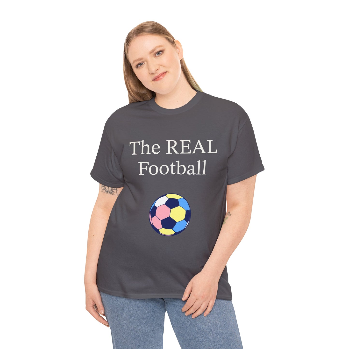 'The REAL Football' - Calling all soccer fans! Funny T-Shirt