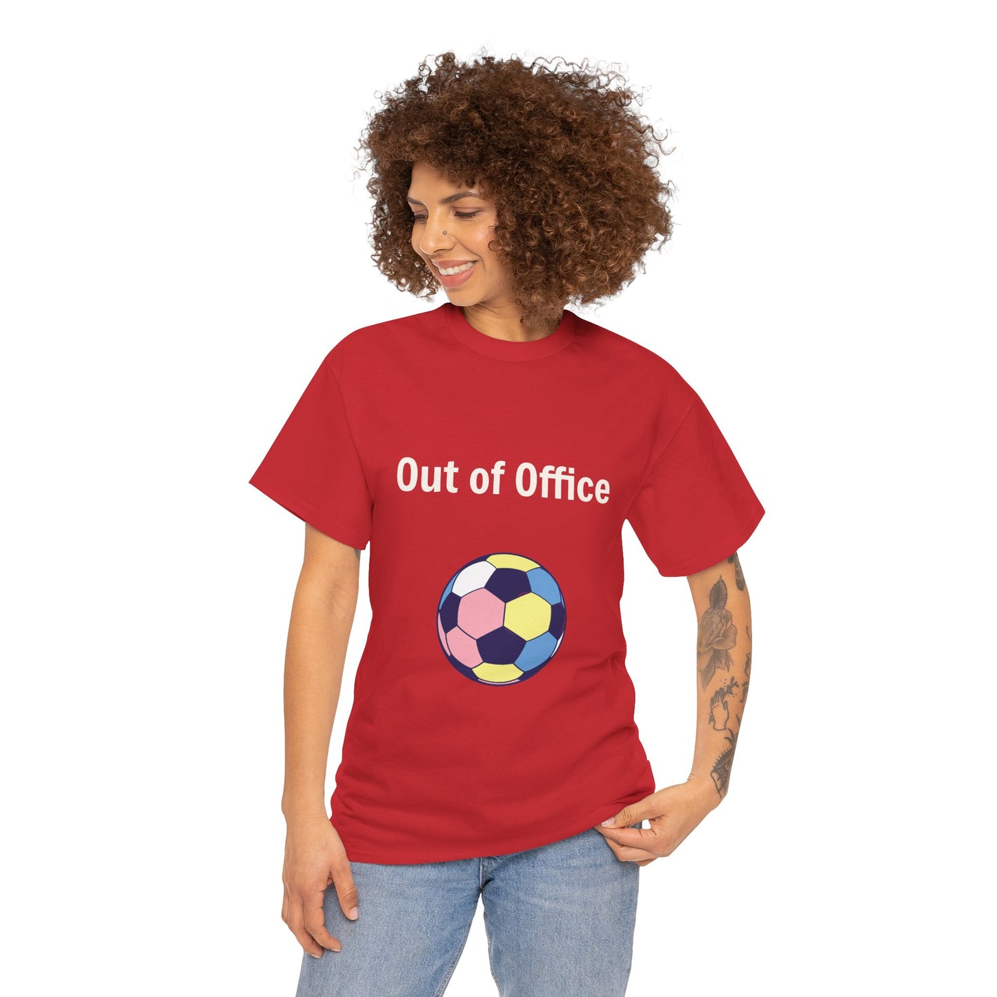 I’d Rather Watch Soccer T-Shirt | Funny 'Out of Office' Soccer Tee