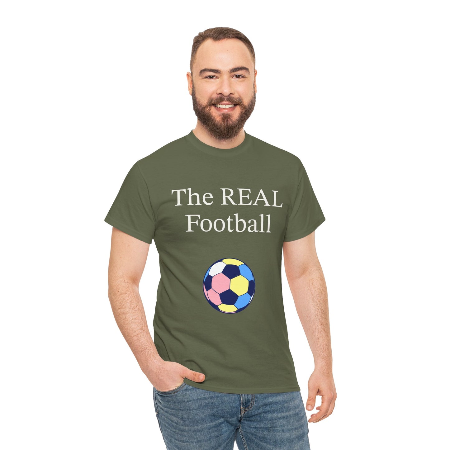 'The REAL Football' - Calling all soccer fans! Funny T-Shirt